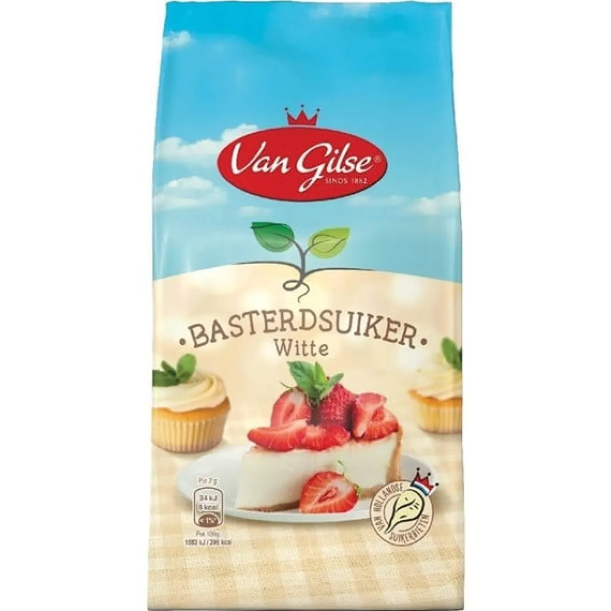 Van Gilse Witte Basterdsuiker 600g Online